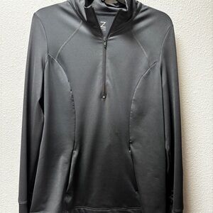 Zella Women's Dark Gray Half-Zip Performance Pullover